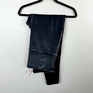 Spanx Grey Velvet High Rise Leggings 3X